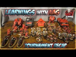 Tournament Recap - LAG - Blood Angels (10th Edition)