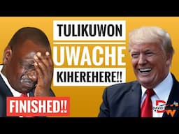 RUTO CORNERED BADLY AS TRUMP WITHDRAWS FUNDS FOR HAITI MISSION!!