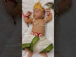 Happy  Krishna Janmashtami #littlekrishna #janmashtamiwhatsappstatus #krishnastatus #cutebabies