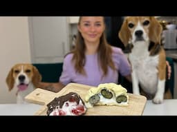 COOKING WITH BEAGLES | Strawberry clusters