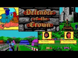 Defender of the Crown, Cinemaware, 1987 - full playthrough - longplay - PC / DOS strategy game