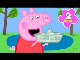 Peppa hace un barco de papel | Peppa Pig en Español Episodios Completos