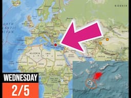 4.8 Eq Santorini Greece Region. Strong Earthquake Swarm continues. What is next? Wed 2/5/2025