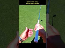 NEUTRAL GOLF GRIP - Right Hand Position