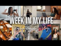 DC productive week in my life ~ setting new routines, work, health, social anxiety & more