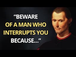 Niccolo Machiavelli's Quotes which are better Known in Youth to Not to Regret in Old Age