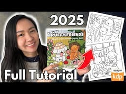 How to Create and Publish a Coloring Book to Sell on Amazon KDP  | Step-by-Step Tutorial (2025)