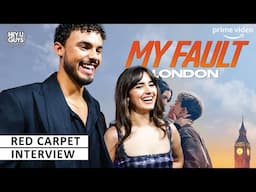 Matthew Broome & Asha Banks | My Fault London Premiere Red Carpet Interview | Culpables Trilogy