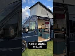 Our creations last year! Thanks for all your support! #vanconversions  #vanlife