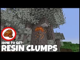 How To Get RESIN CLUMPS In MINECRAFT