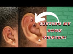 Getting my Rook Pierced | Pain, Healing and Aftercare | Piercing Vlog