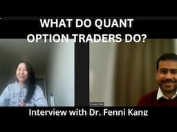 WHAT DO QUANT TRADERS DO ON DAY TO DAY BASIS?