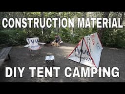 Construction Material DIY Tent #Camping