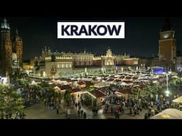 Krakow Poland Christmas Market, 2024 4K  | Beautiful Polish Christmas market in a fantastic setting