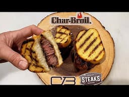 Steak Sandwich Perfection in About 8 Minutes on The Charbroil Big Easy SRG! / Awesome!