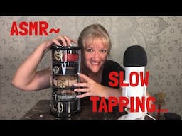 ASMR - SLOW TAPPING WITH LONG NAILS