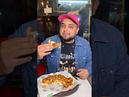 Trying Gulab Jamun pizza 🍕🤮 #shorts