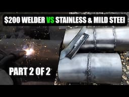 How to Weld Exhaust Piping with a $200 Harbor Freight Flux Core Welder (Part 2)