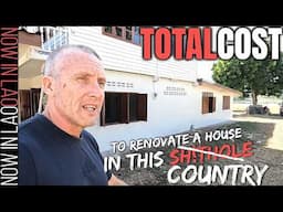 TOTAL COST To Renovate a House in Laos will SHOCK YOU!