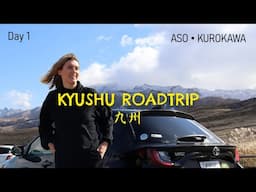 Kyushu road trip: Mt. Aso & Kurokawa Onsen | Japan travel vlog