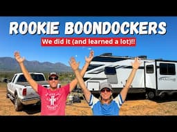 4 Days Off-Grid in Our RV: The Truth About First-Time Boondocking