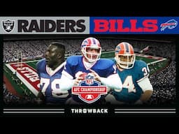 Buffalo Reaches its First Ever Super Bowl! (Raiders vs. Bills 1990, AFC Championship)