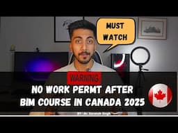 No Work Permit After BIM Course in Canada 2025