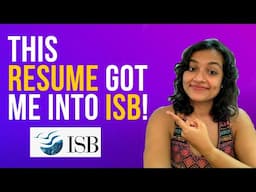 My ISB Application -  Education, Work-Ex, Extracurriculars | Insider Gyaan (Hindi)