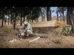 COLD WINTER TARP CAMP | AUSTRALIAN BUSH