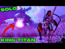 I SOLO'ed KING Titan on Arks Most Popular Unofficial PvP cluster