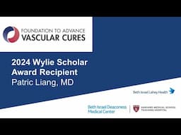 Patric Liang, MD: 2024 Wylie Scholar Award Recipient