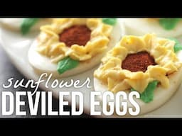 How to Make Sunflower Deviled Eggs!