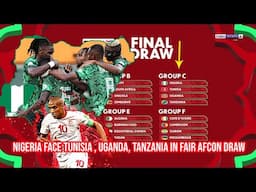 Nigeria face Tunisia , Uganda, Tanzania in fair AFCON Draw