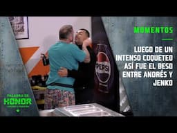 Luego de un intenso coqueteo así fue el beso entre Andrés y Jenko | Palabra de Honor | Canal 13