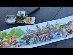 Live Sketchwalk Thian Hock Keng Temple