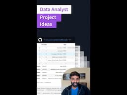 Data Analyst PROJECT IDEAS to build your portfolio in 2024