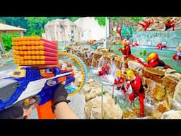 Nerf War | Amusement Park Battle Collection 16(Nerf First Person Shooter)