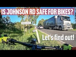 How far up Johnson Rd can I SAFELY ride a bike? LOGAN CITY TO IPSWICH??