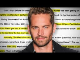 The Final 36.5 Hours of Paul Walker