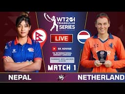 NEPAL'S WOMENS VS NETHERLAND'S WOMENS 4TH MATCH TRI-NATION SERIES 2025 LIVE COMMENATARY | NEPVSNED