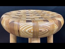 Woodturning - The Woven Plywood Stool