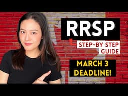 URGENT: Save THOUSANDS in Taxes with RRSP (DEADLINE: March 3!)