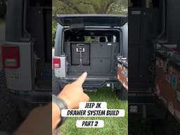 Drawer System for Jeep JK - Part 2