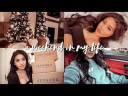 HOLIDAY VLOG: SEPHORA HAUL, WHAT I SPEND IN A DAY + TARGET ADVENTURES!