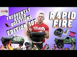 SHOULD DOWN4SOUND BRING OUT ANODIZED COLOR BASKETS FOR SUBS??? FAQ RAPID FIRE 107