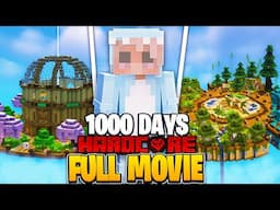 I Survived 1000 Days in One Block Skyblock in Minecraft | FULL MOVIE