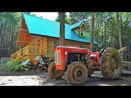 I'm Starting a New Build! + Draining the Mudhole! / Ep117 / Outsider Cabin Build