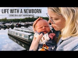 Daily life on a narrowboat with baby | 8 weeks old