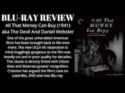 All That Money Can Buy aka The Devil And Daniel Webster (1941) Criterion Blu-ray Review