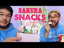 Japanese SAKURA Snacks Taste Test